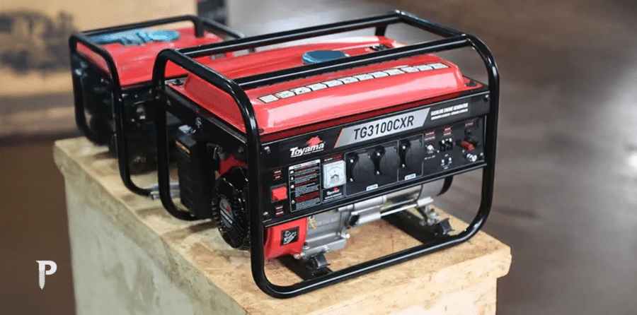Gerador a gasolina portátil ideal para uso emergencial e ao ar livre.